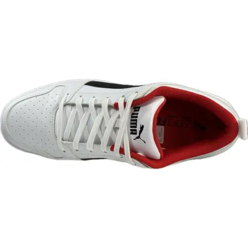 Puma shoes - PUMA Rebound LayUp Lo SL - 36986601 - White-black-Red (UPC: 192341182801) 3