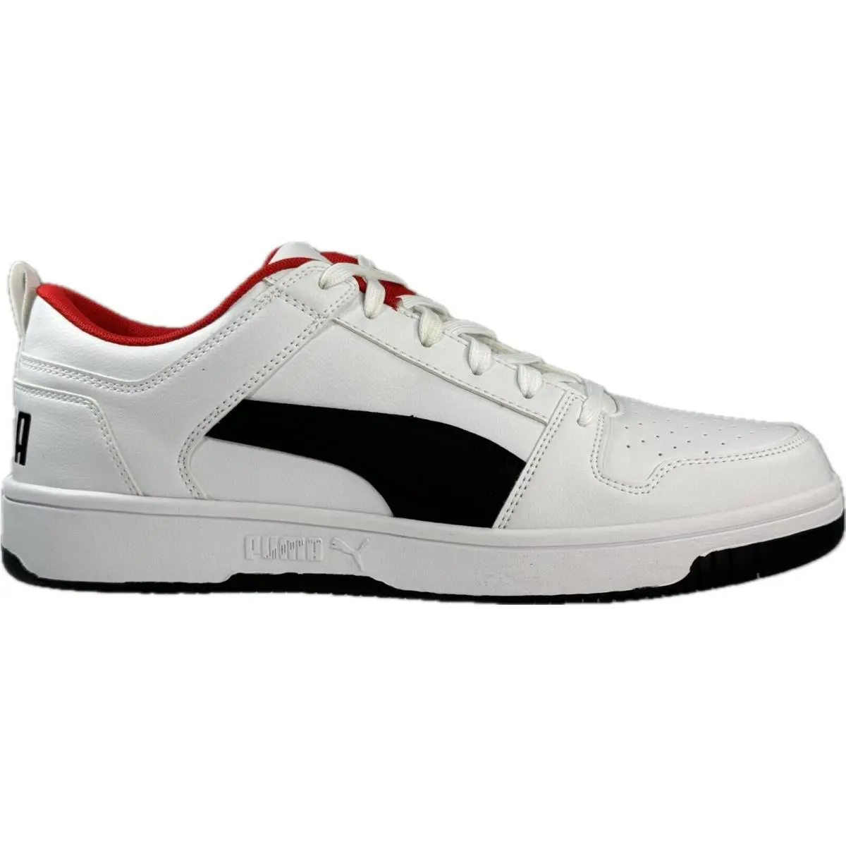 Puma shoes - PUMA Rebound LayUp Lo SL - 36986601 - White-black-Red (UPC: 192341182801) 0