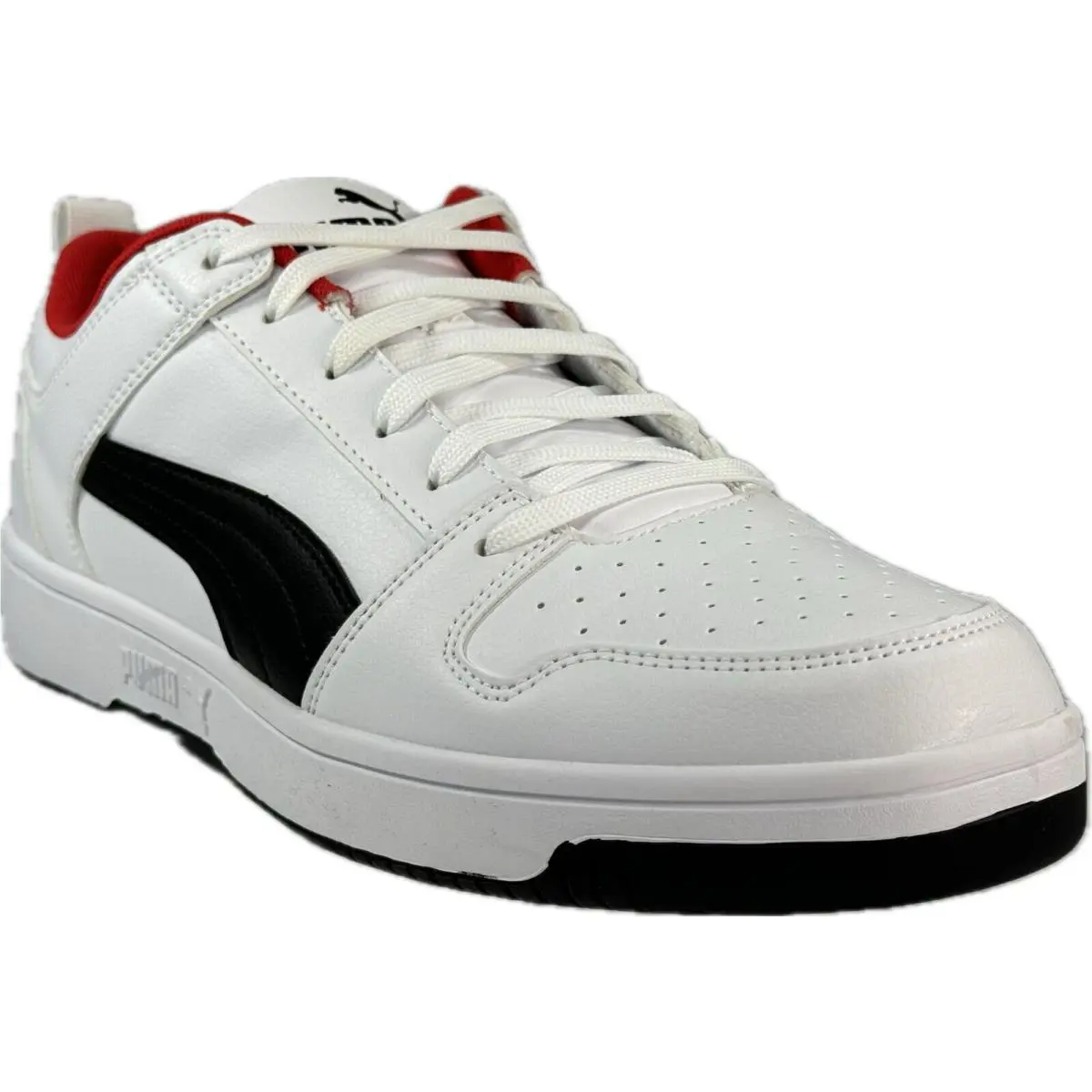 Puma shoes - PUMA Rebound LayUp Lo SL - 36986601 - White-black-Red (UPC: 192341182801) 7