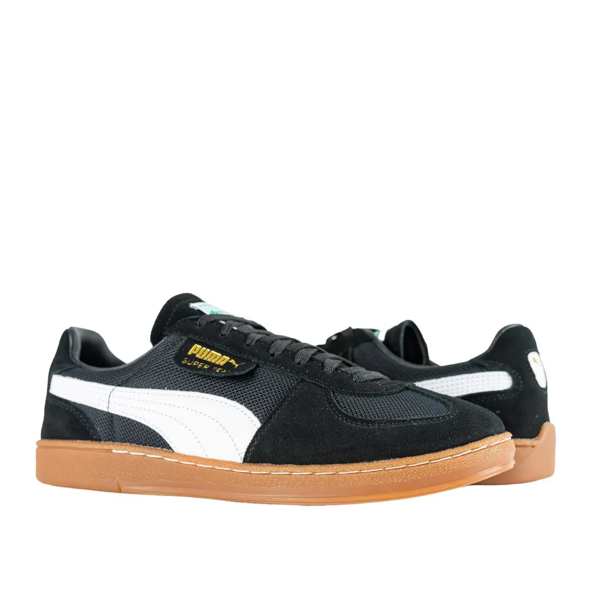 Puma Super Team OG Sneakers Palermo Football Soccer 390424-08 Black Gum