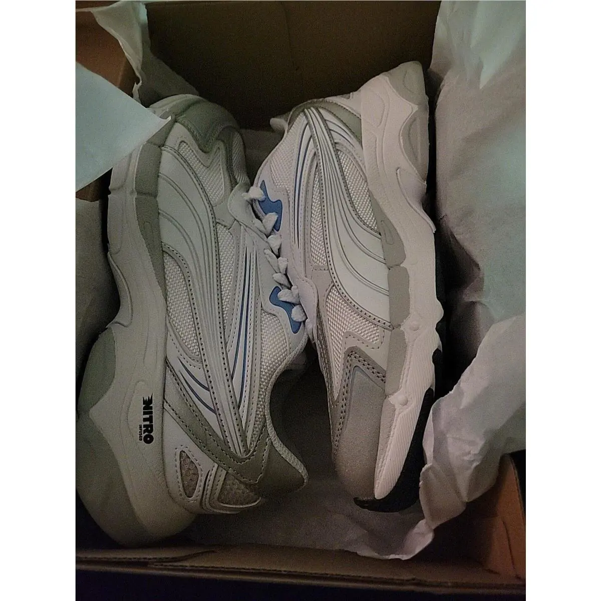 Puma shoes - Puma Teveris Nitro Noughties Lace Up - 38892009 - White 5