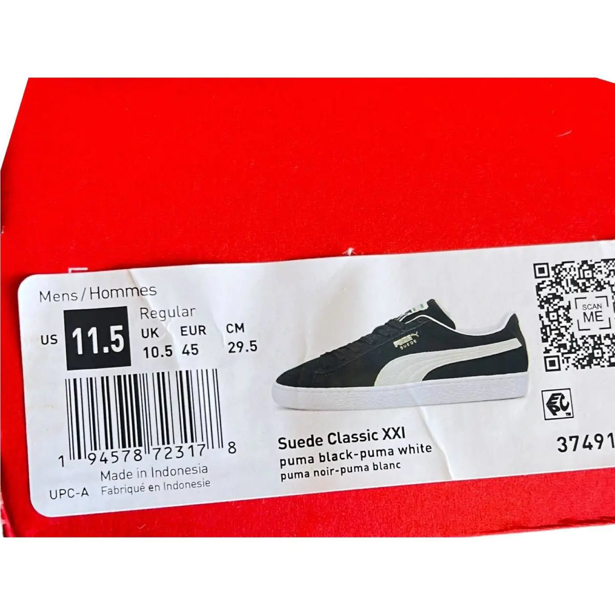 Puma shoes - 374915-01 - 374915-01 - BLACK/WHITE (UPC: 194578723178) 4