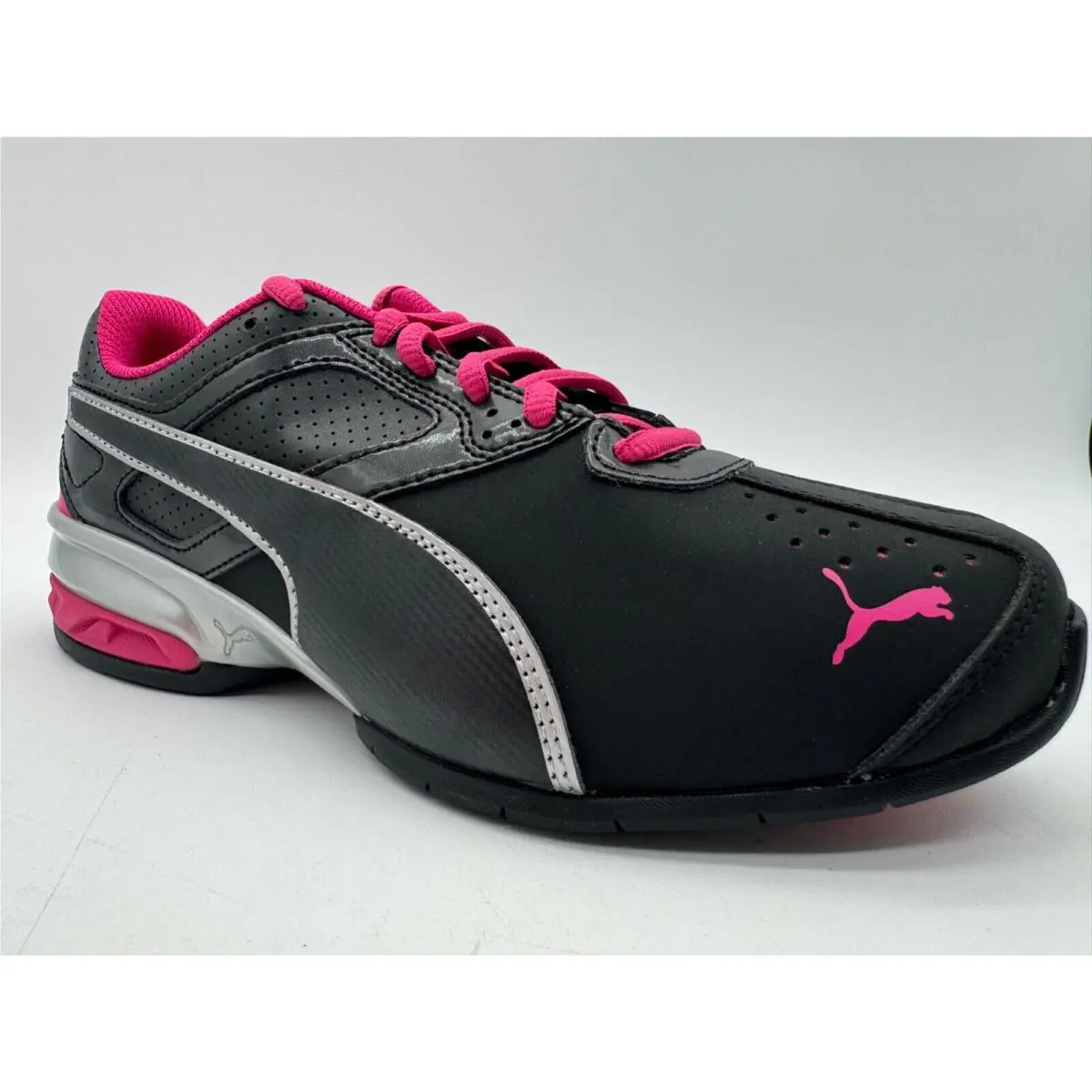 Puma shoes - PUMA Tazon 6 - Tazon - 189877-02 - black silver beetroot purple 1