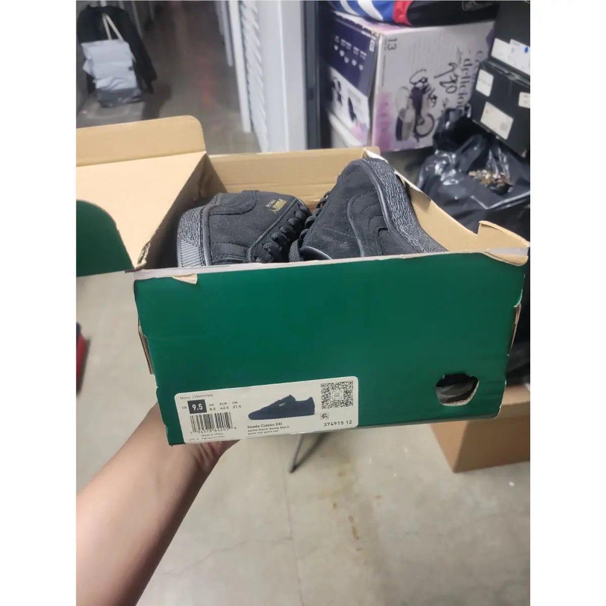 Puma shoes - PUMA Suede Classic - Suede Classic - 374915-12 - Black 5