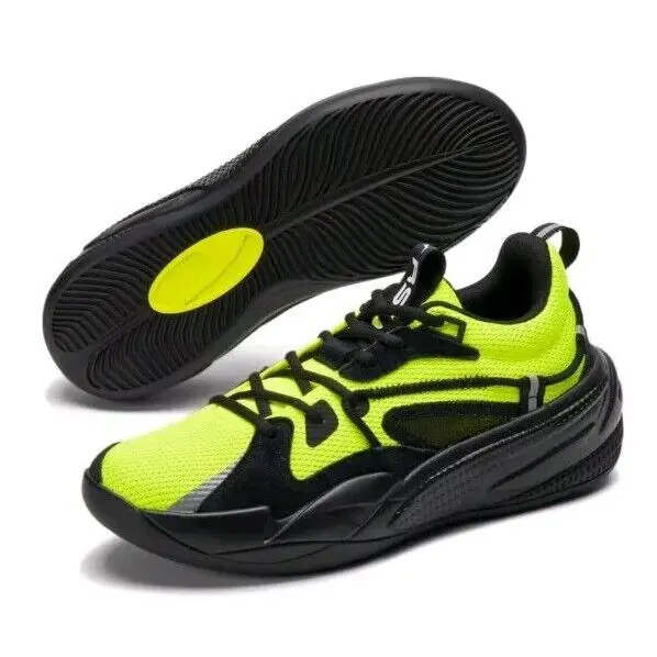 Puma RS Dreamer J Cole 193990 19 Safety Yellow Lime Black Basketball Sz 11.5 - Yellow, Manufacturer: Safety Yellow