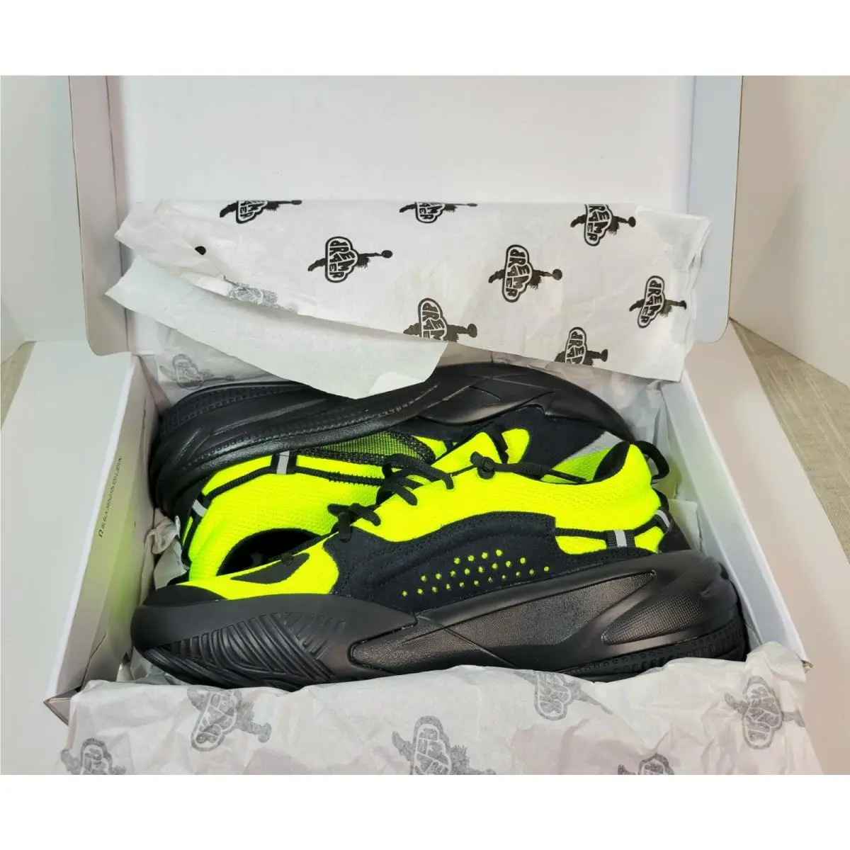 Puma shoes - PUMA RS-Dreamer J Cole - Cole - 193990 19 - Volt Green Black 10