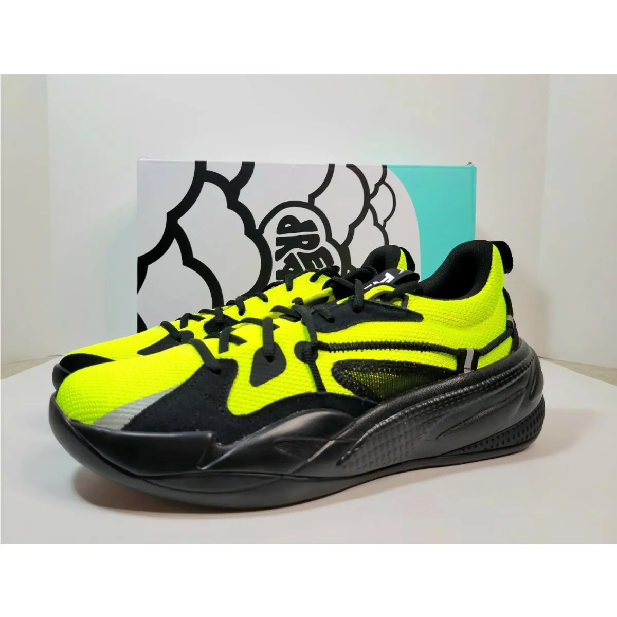Puma shoes - PUMA RS-Dreamer J Cole - Cole - 193990 19 - Volt Green Black 2