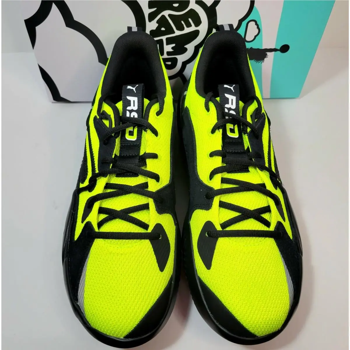 Puma shoes - PUMA RS-Dreamer J Cole - Cole - 193990 19 - Volt Green Black 4