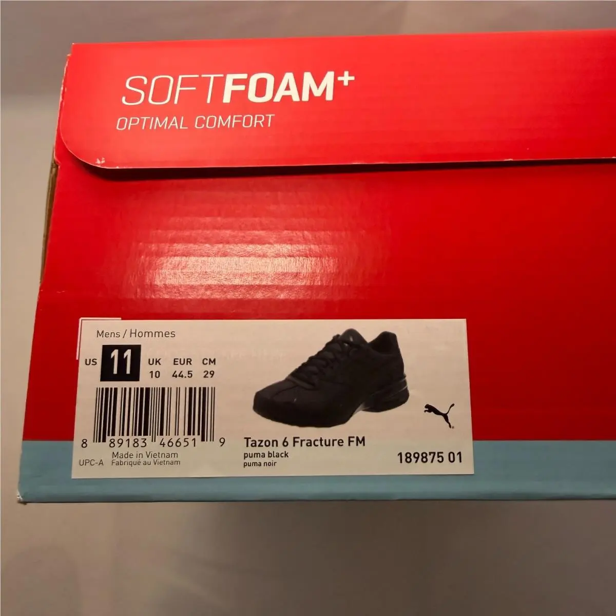 Puma shoes - Puma Tazon 6 Fracture FM - 189875 01 - Black (UPC: 889183466519) 8