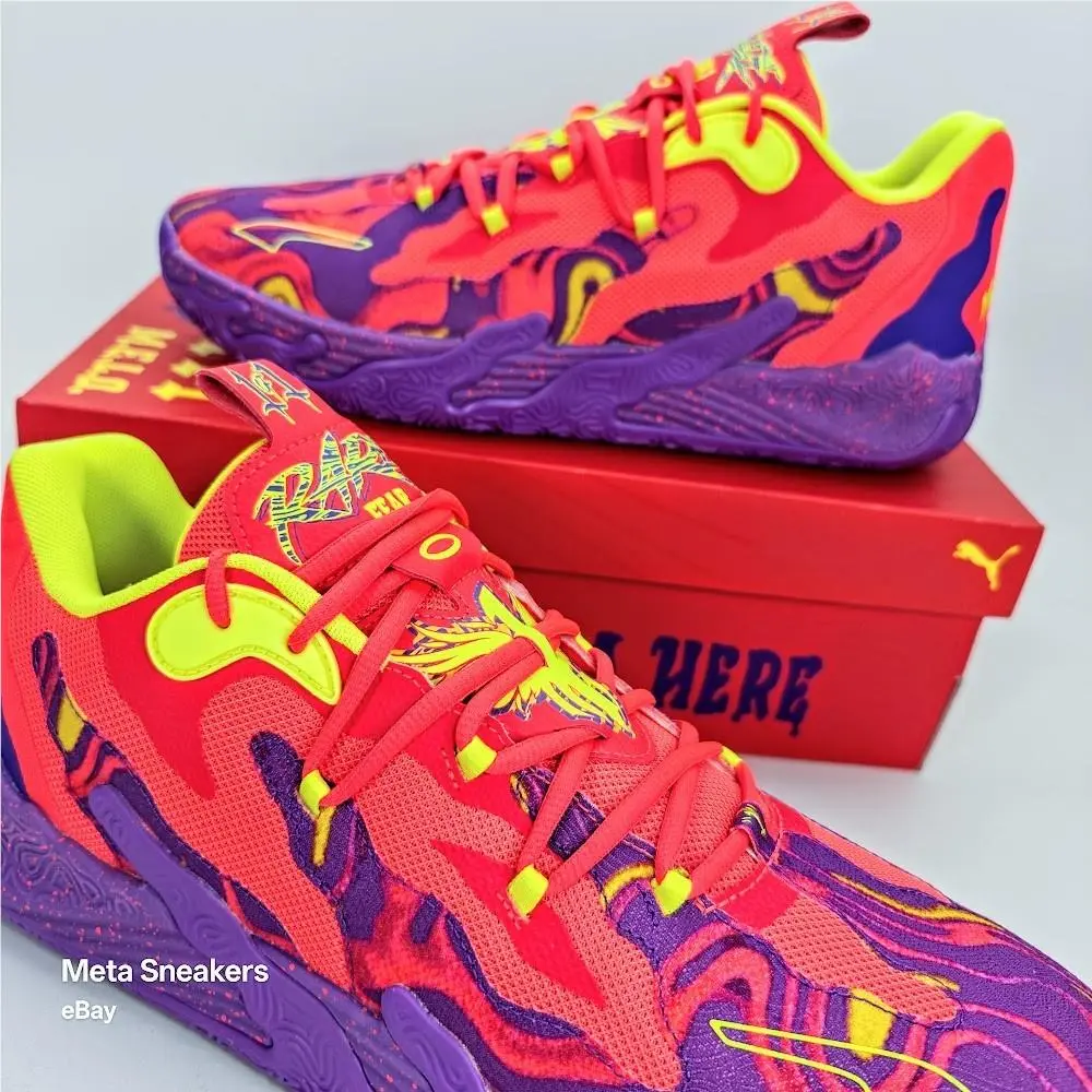 Puma shoes - Puma MB.03 - 379231-01 - Purple Glimmer/Red Blast 11