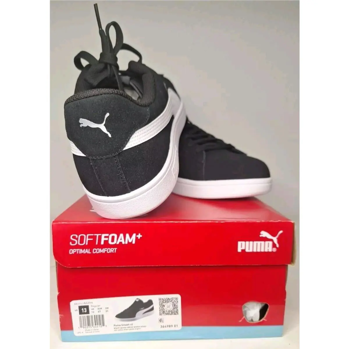 Puma shoes - PUMA Smash - Smash - 364989-01 - Black 1