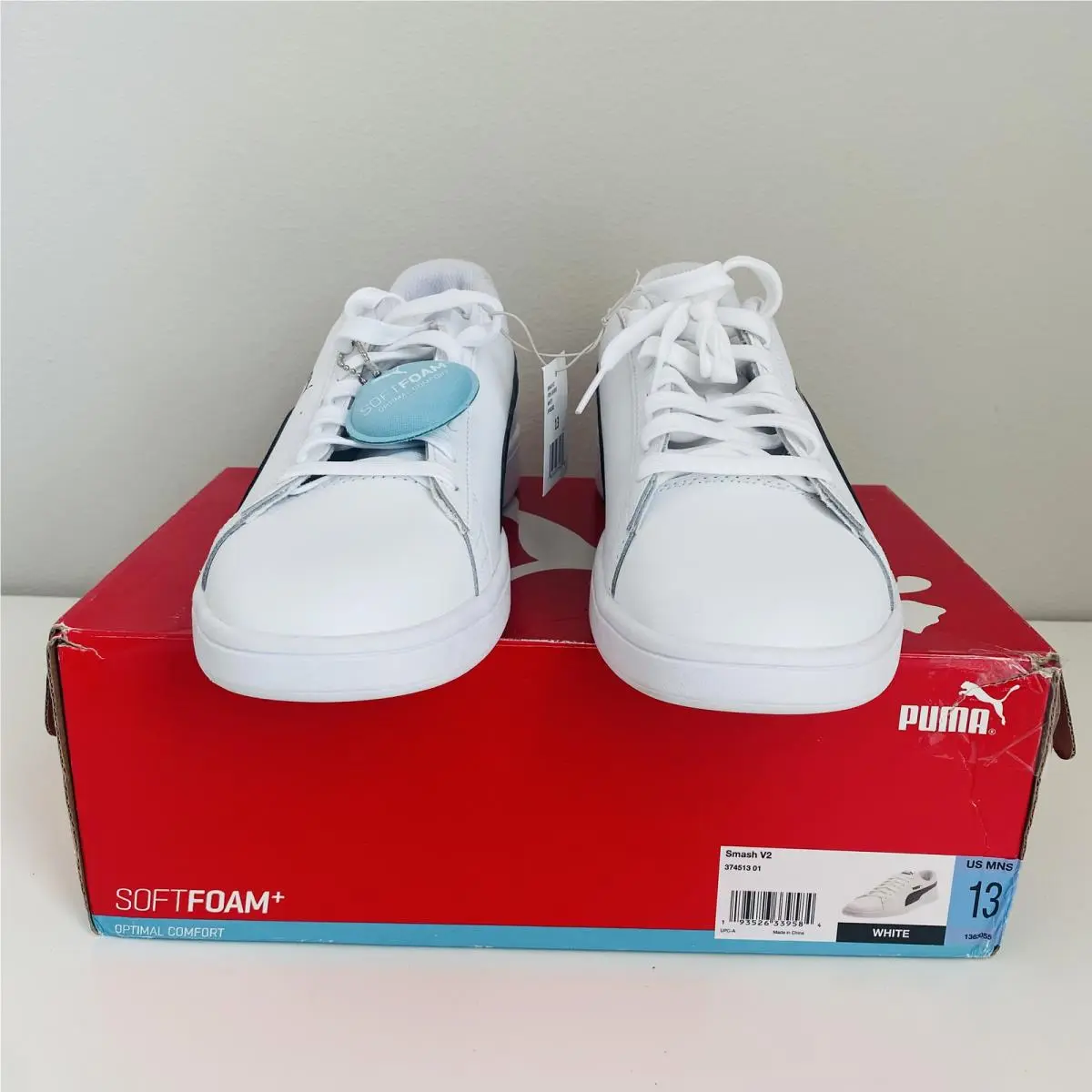 Puma shoes - PUMA Smash - Smash - 364989-01 - White 0