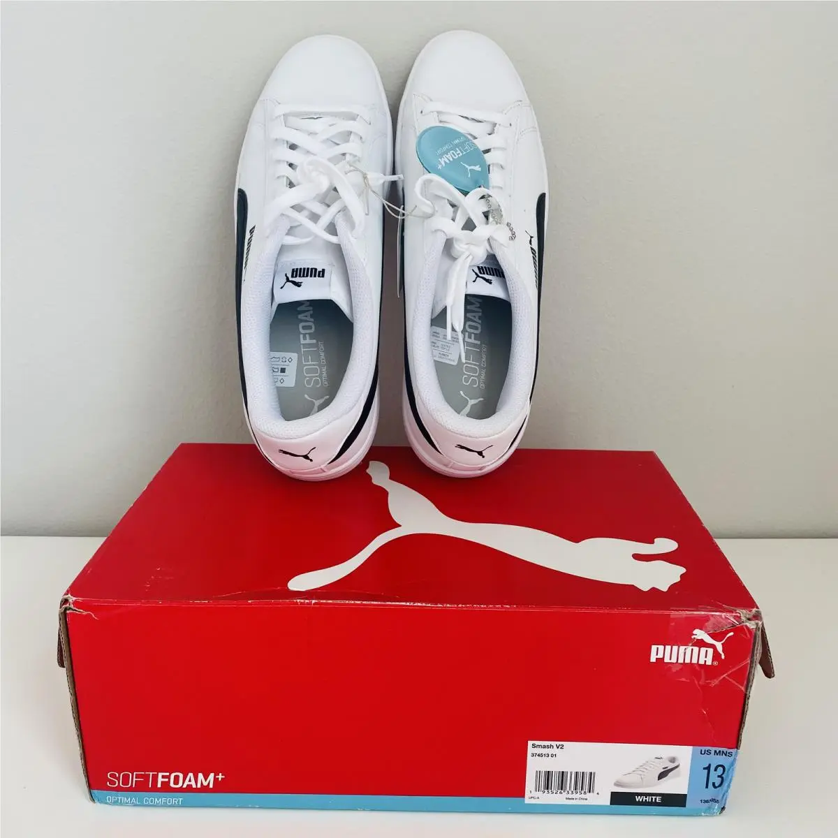 Puma shoes - PUMA Smash - Smash - 364989-01 - White 2