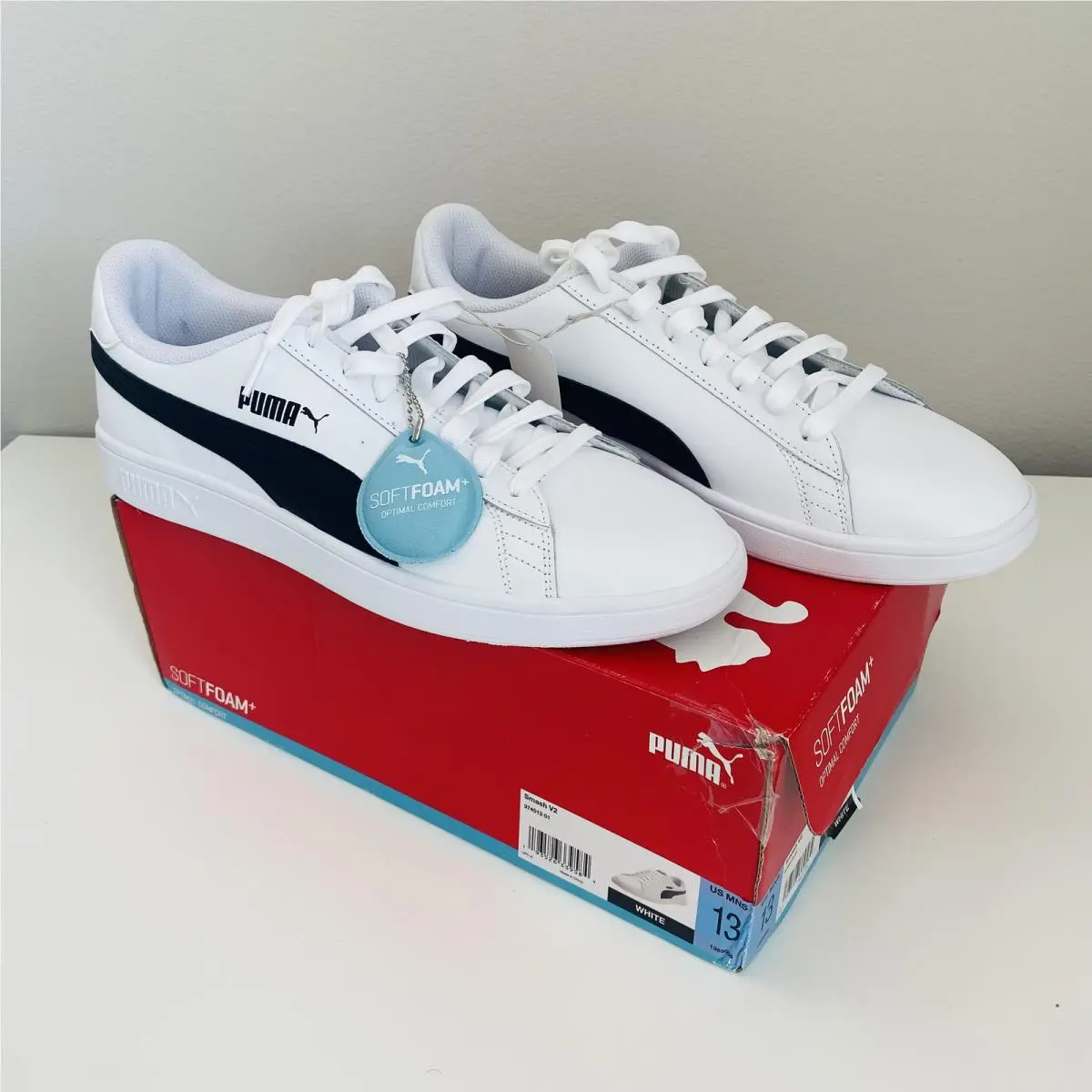 Puma shoes - PUMA Smash - Smash - 364989-01 - White 5