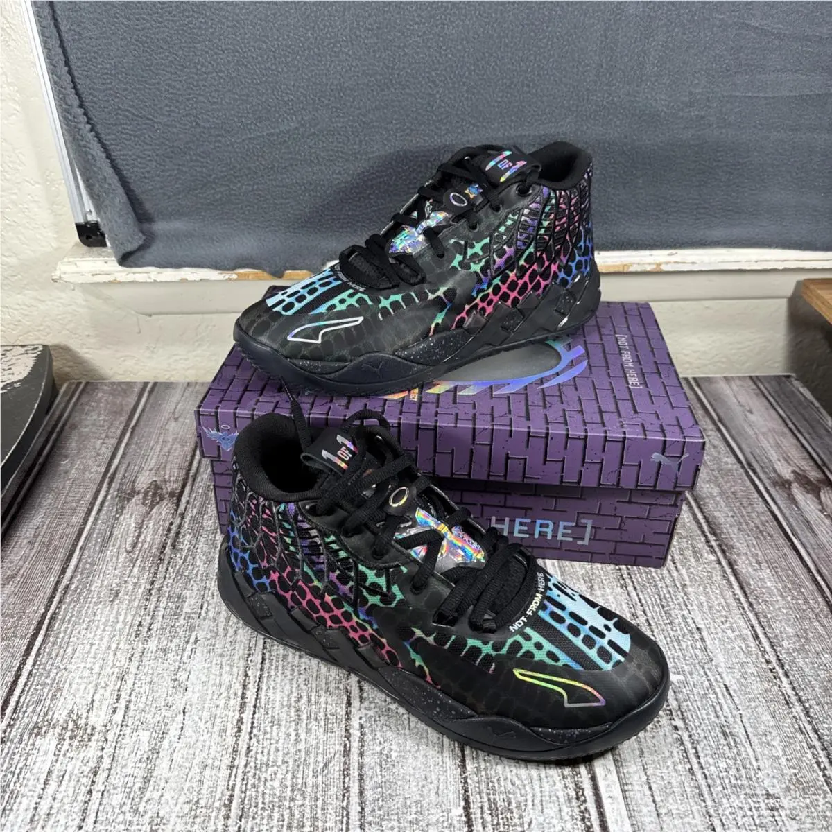 Teenage Mutant Ninja Turtles x MB.01 Baxter Stockman Lamelo sz 10 No Code by Puma