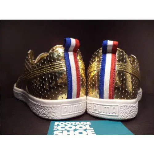 Puma shoes - PUMA Clyde - Clyde - 35427301 - Gold 5