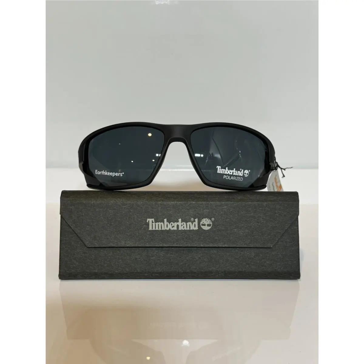 Timberland 9308S Matte Black Large Men’s Polarized Sunglasses 68mm
