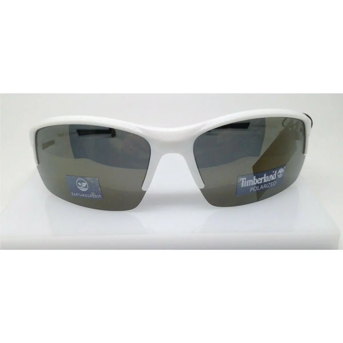 Timberland TB9173 White 21D Plastic Polarized Wrap Sport Sunglasses 70-10-130
