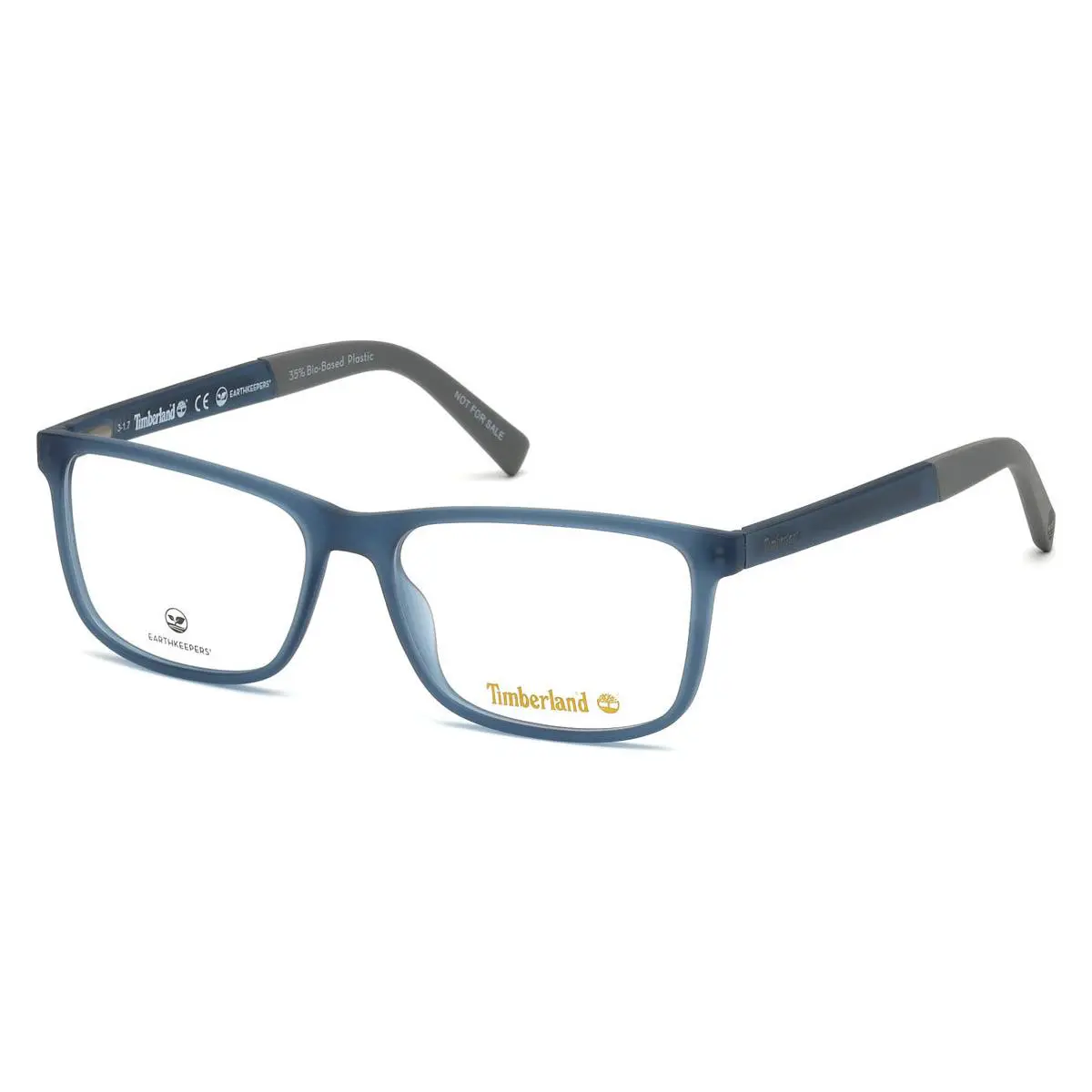 Timberland TB1589 Eyeglasses Men Matte Blue Rectangle 54mm