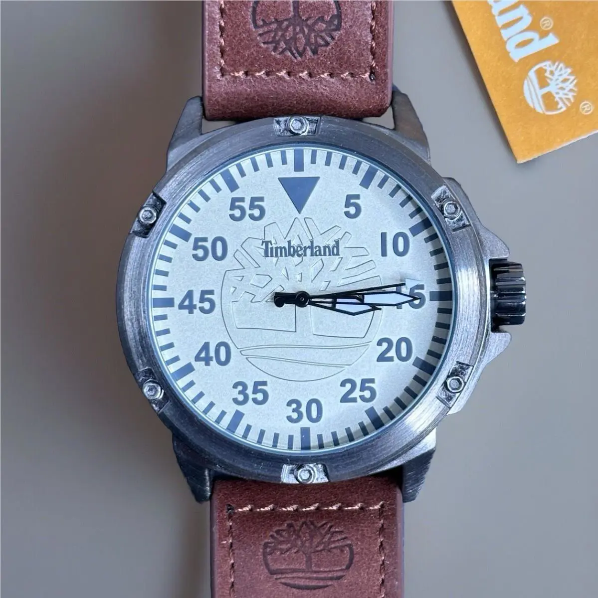 Timberland Classic Men’s Watch Japanese Quartz Movement Leather Band 4