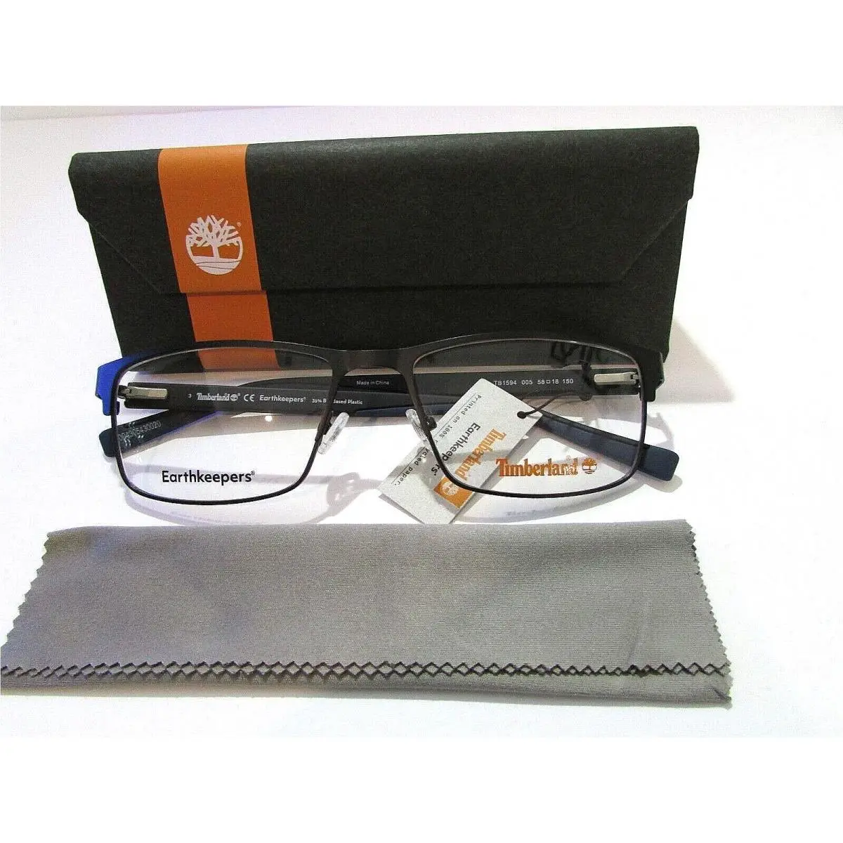 Timberland TB1594 TB 1594 005 Black Eyeglasses Rx-able Frame