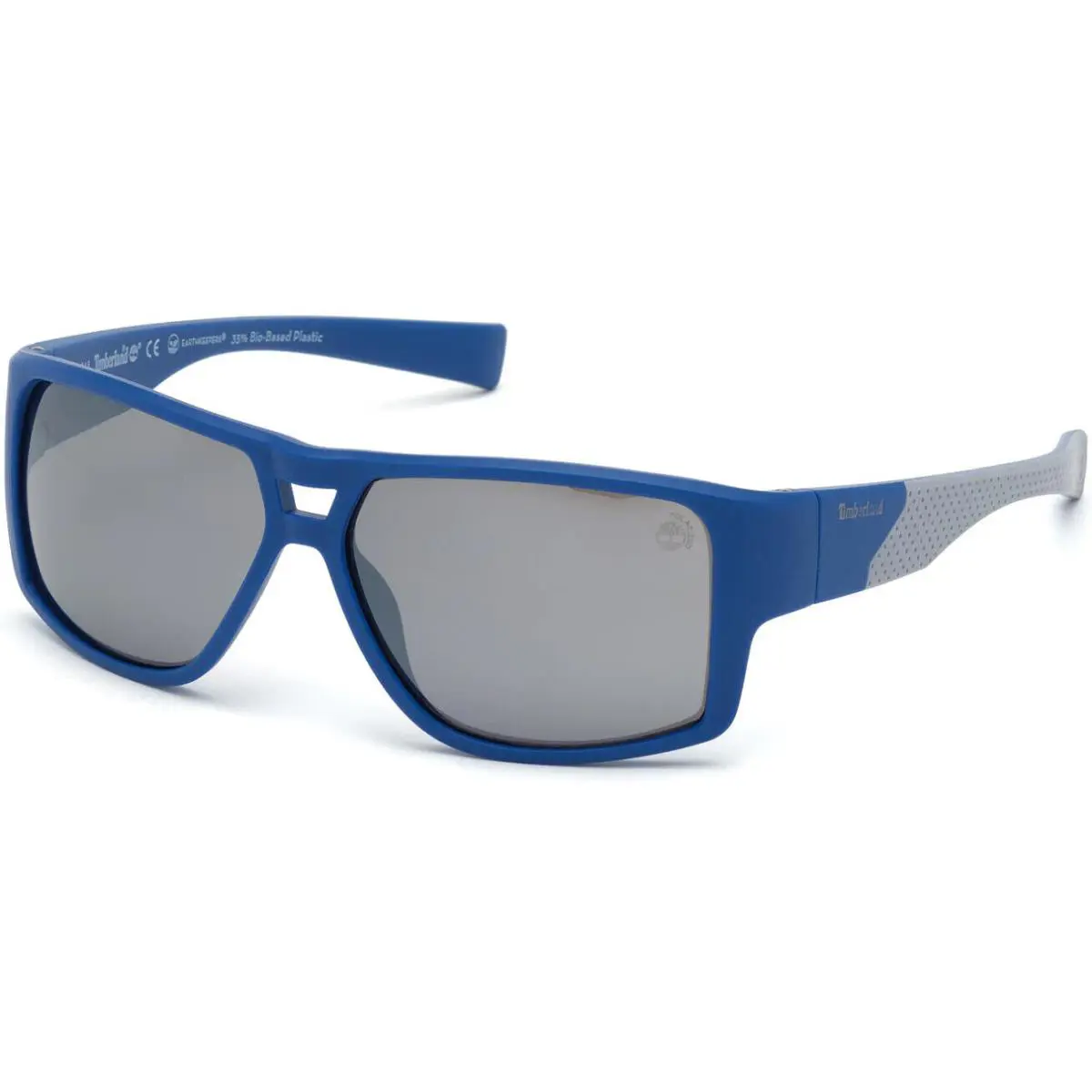 TB9204 91D Matte Blue Polarized Plastic Sunglasses Frame 60-13-135 by Timberland
