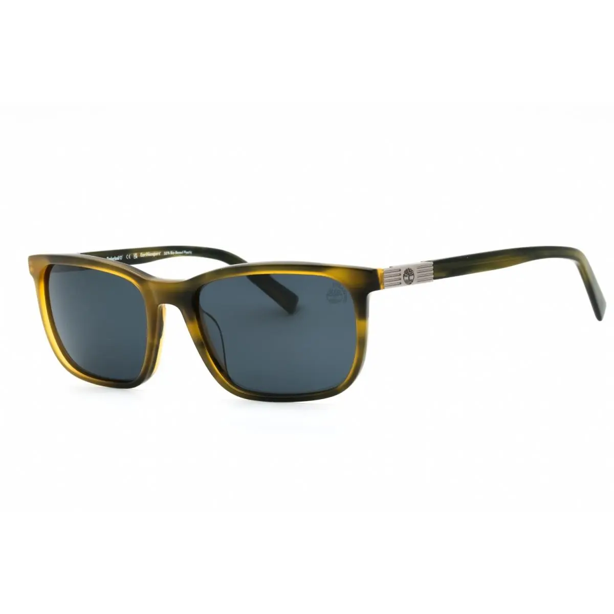 TB9318 96D Sunglasses Green Frame Smoke Polarized Lenses 56mm by Timberland