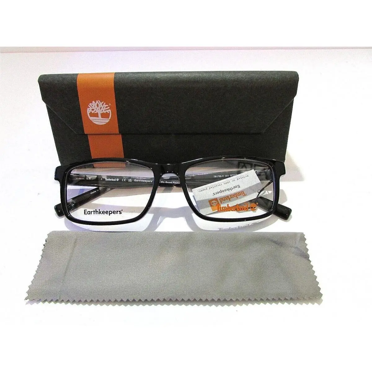 Timberland TB1789 TB 1789 001 Shiny Black Eyeglasses Rx-able Frame