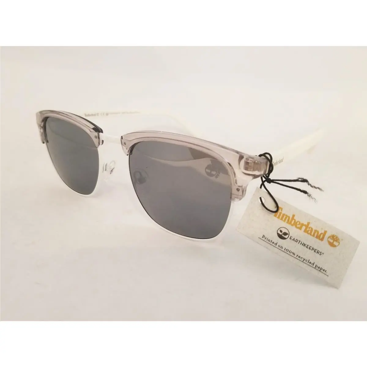 Timberland TB9148 Polarized Sunglasses Clear Gray/white 55mm Men