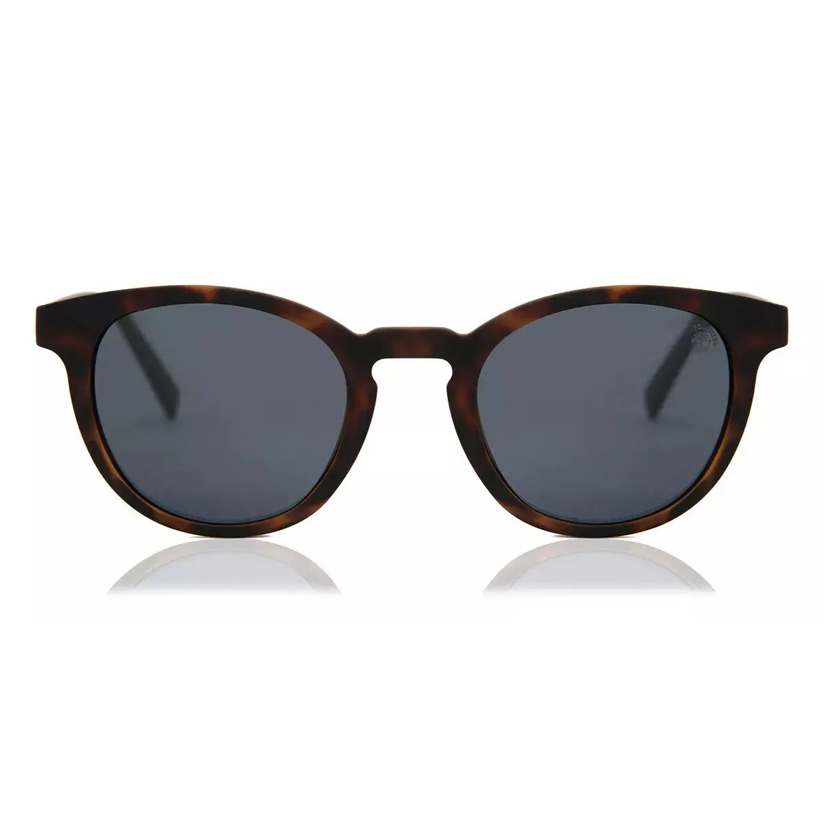 Timberland TB9128 52D Matte Brown Round Plastic Polarized Sunglasses 50-21-145