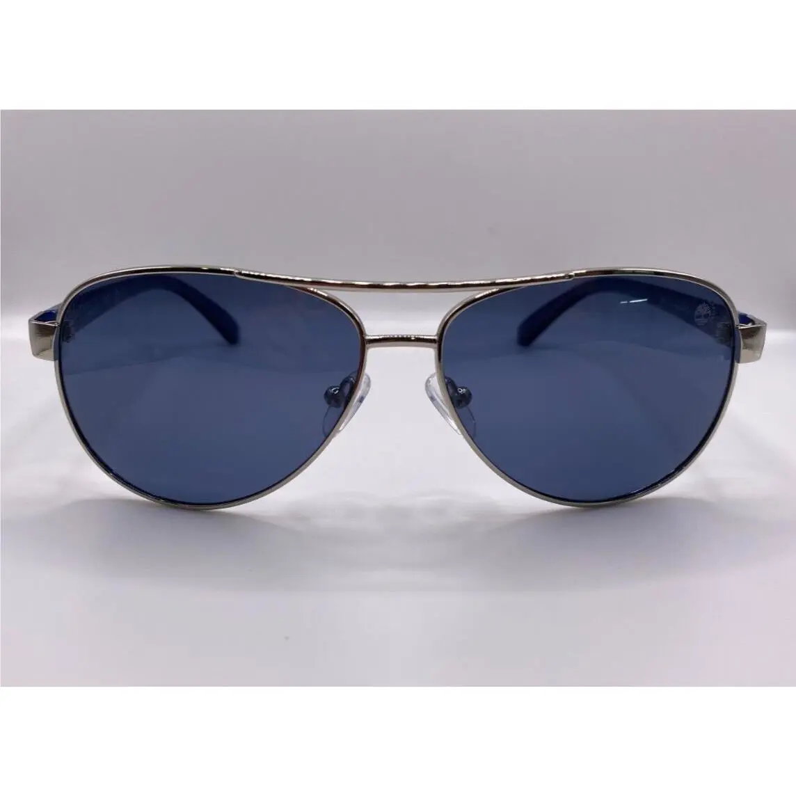 Timberland TBPOL03 10V Silver Polarized Aviator Sunglasses Frame 59-13-130