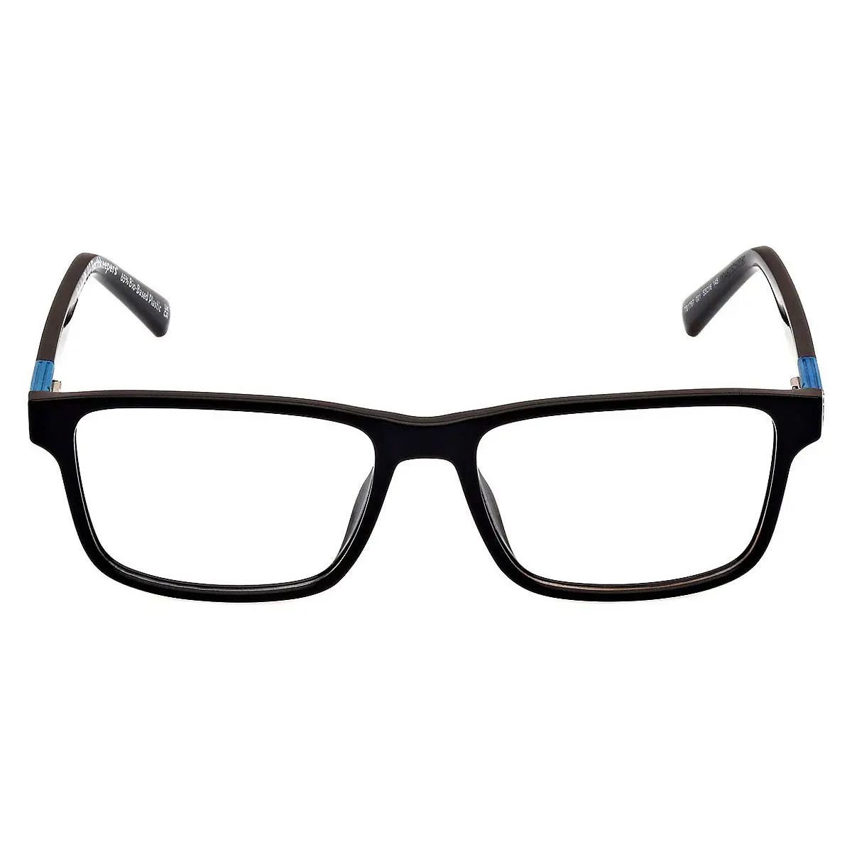 Timberland TB1797 Eyeglasses Men Shiny Black Rectangle 55mm