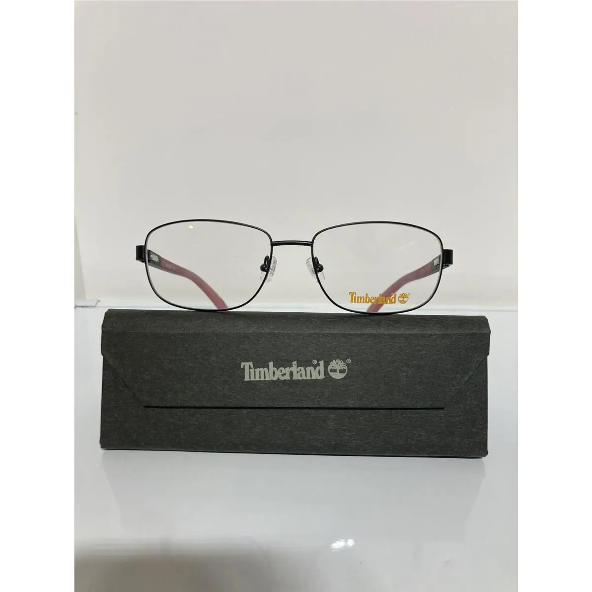 Timberland TB1637 002 Black Metal Unisex Eyeglasses 56mm
