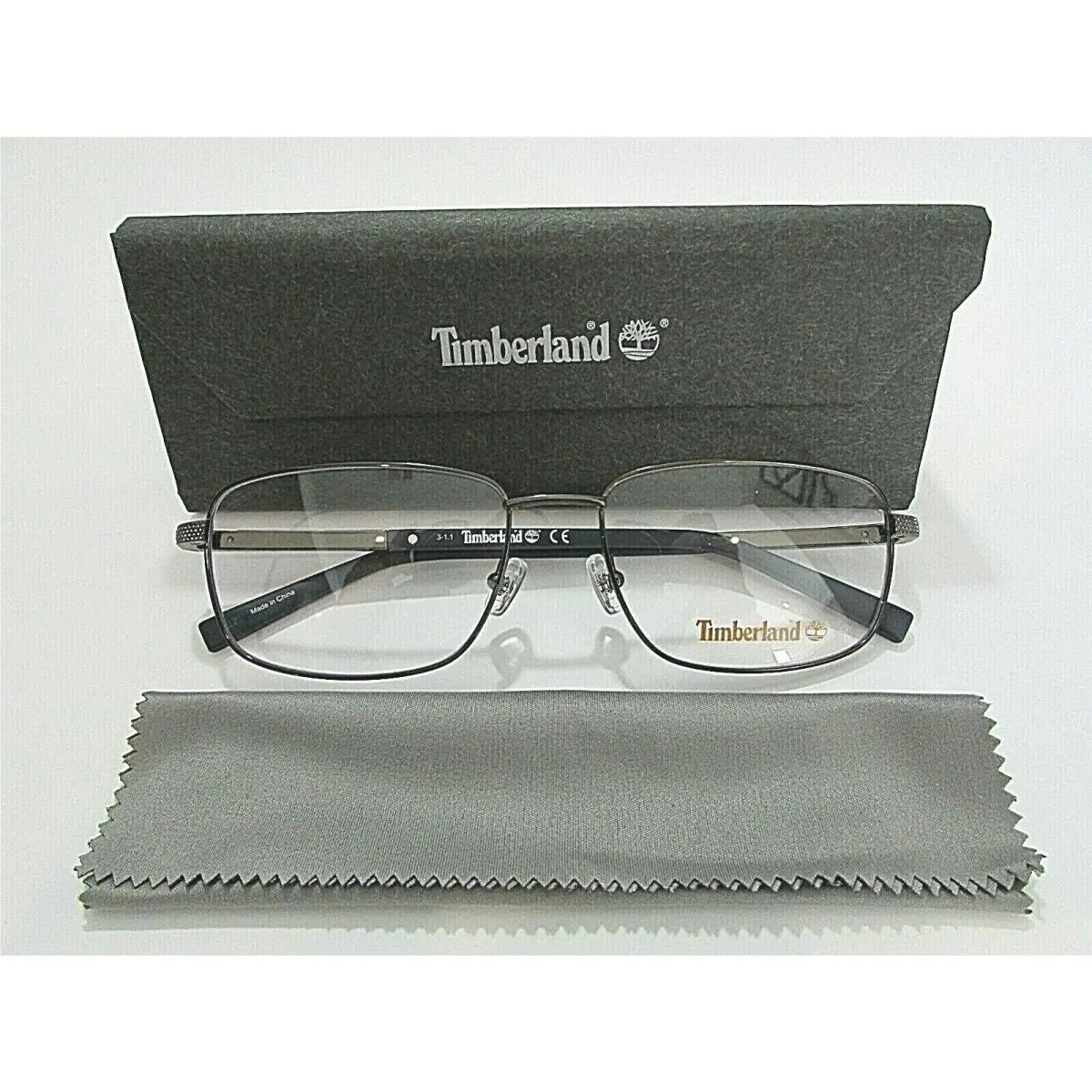 Timberland TB1726 TB 1726 008 Shiny Gunmetal Eyeglasses Rx-able Frame