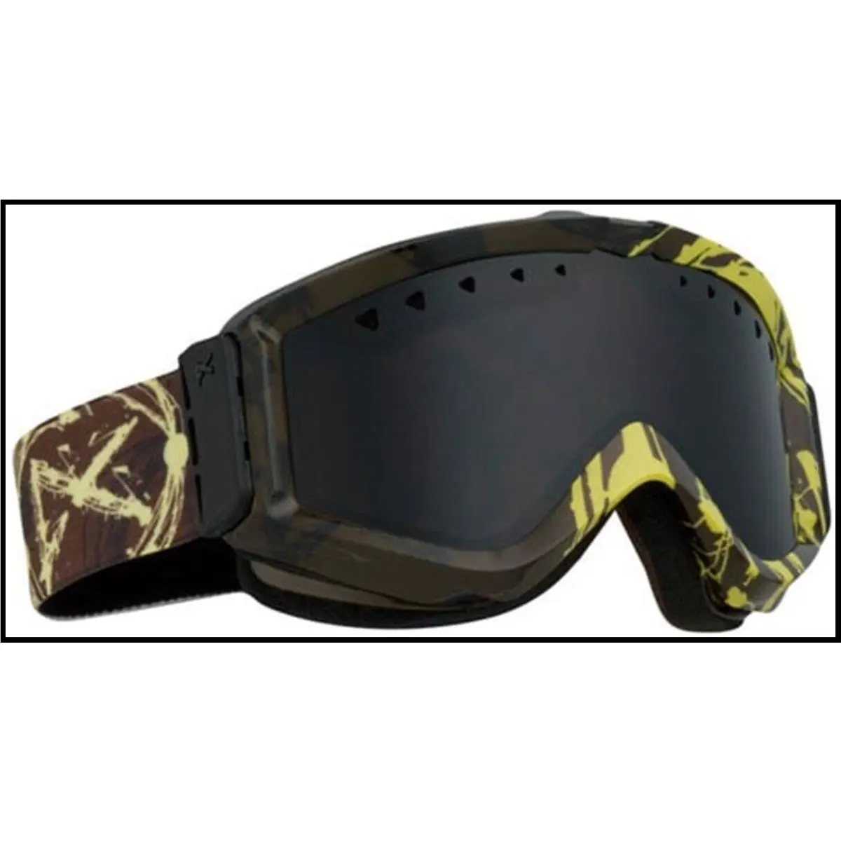 Figment Snowboard Snow Goggles Spill Grey Lens Print Mirror by Anon