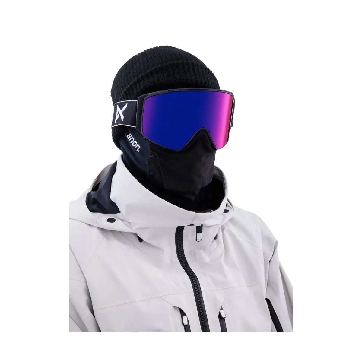 M4S Low Bridge Fit Goggles Cylindrical + Bonus Lens by Anon