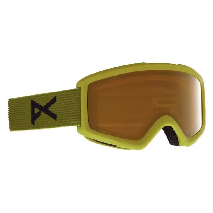 Helix 2.0 Perceive Goggles Green W/perceive Sunny Bronze Amber Bonus Lens by Anon