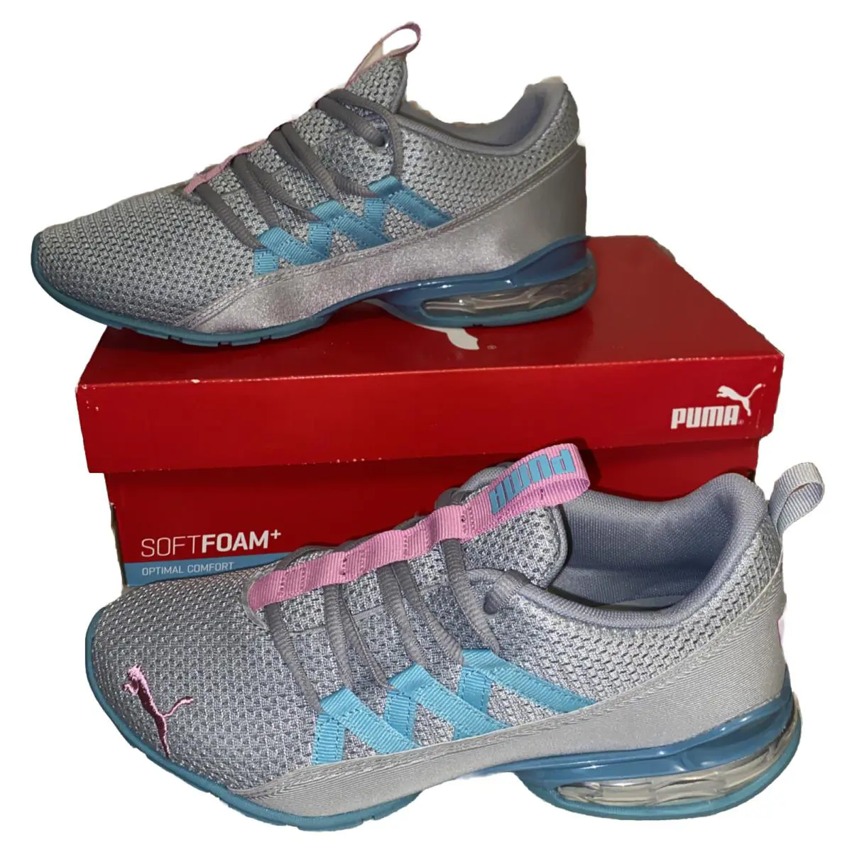 Puma shoes - PUMA Riaze Prowl - Riaze Prowl - 377271-02 - Quarry/Porcelain/Opera Mauve 1