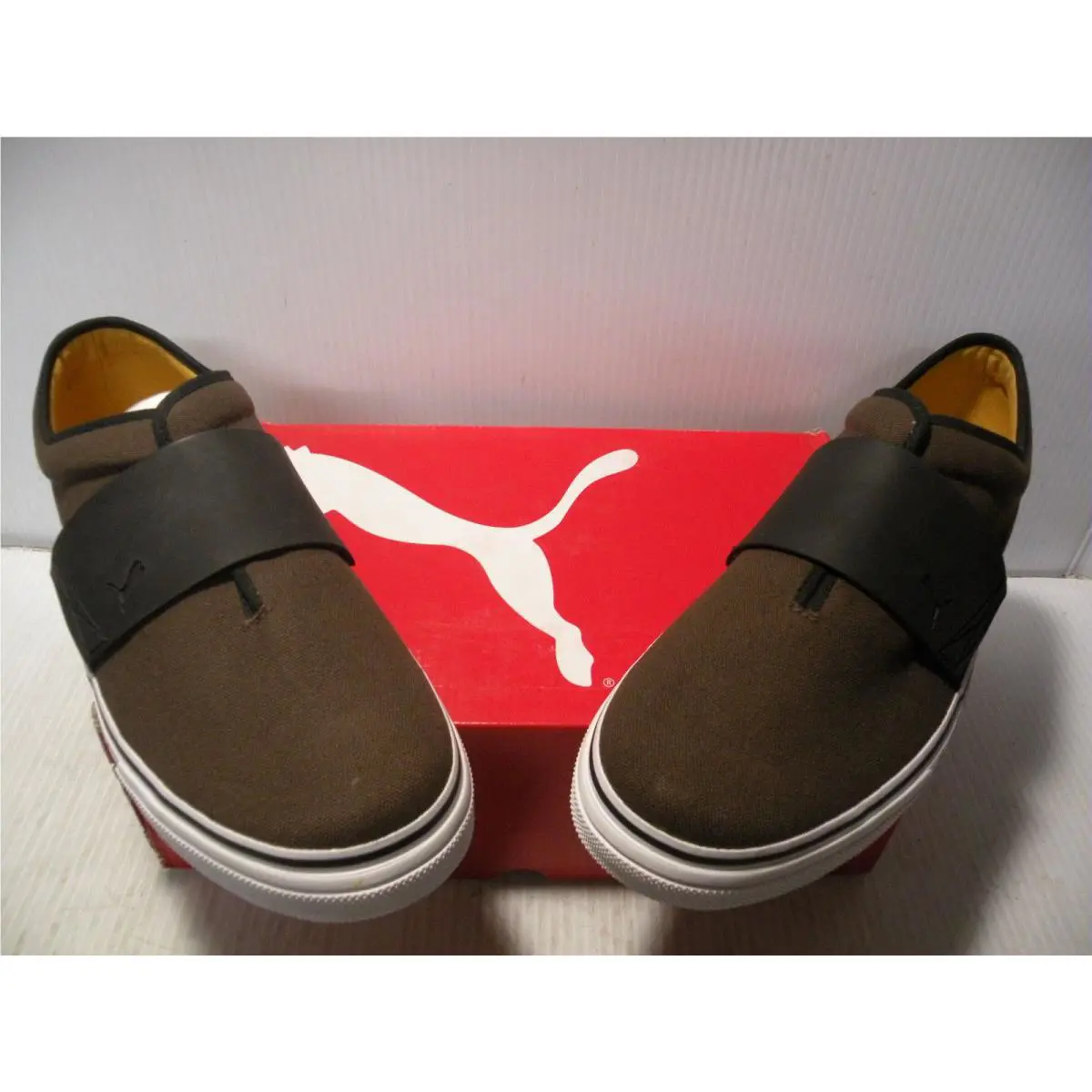 Puma shoes - Dark brown / white / honey gold 0