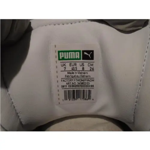 Puma shoes - Puma Clyde Mid Core Foil - 365802-03 - White 8