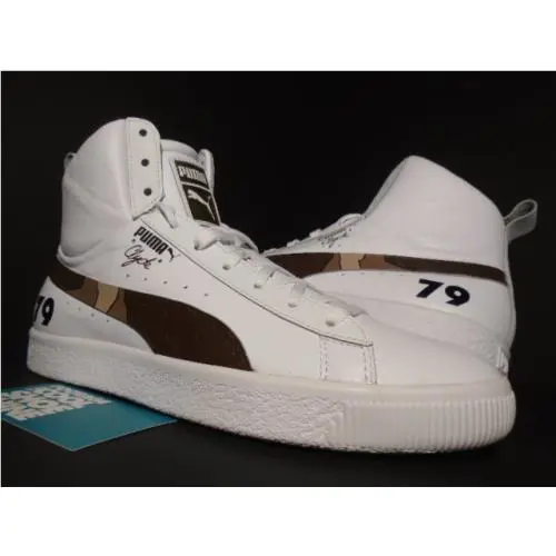 Puma shoes - Puma Clyde Mid Core Foil - 365802-03 - White 0