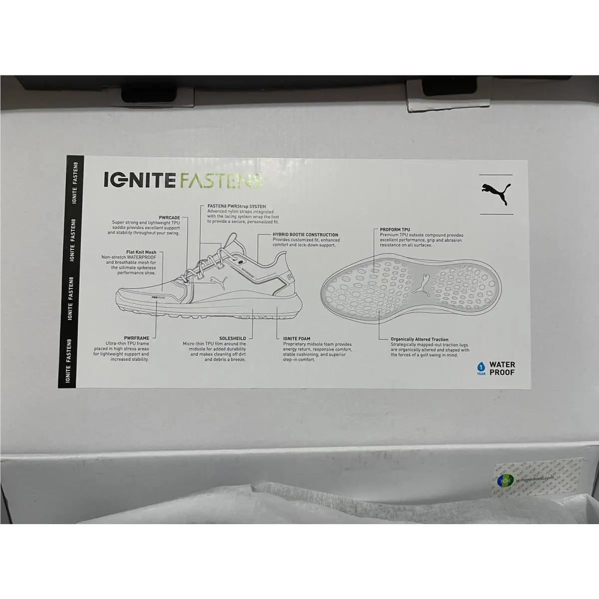 Puma shoes - PUMA Ignite Fasten8 Pro - Ignite Pro - Gray (UPC: 0194578884923) 2