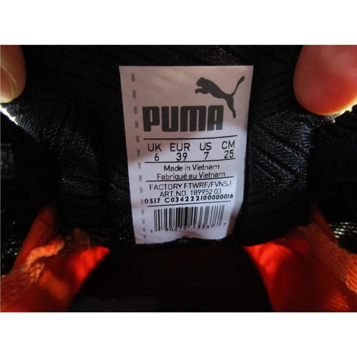 Puma shoes - PUMA SPEED - SPEED - Puma Black-Shocking Orange 5
