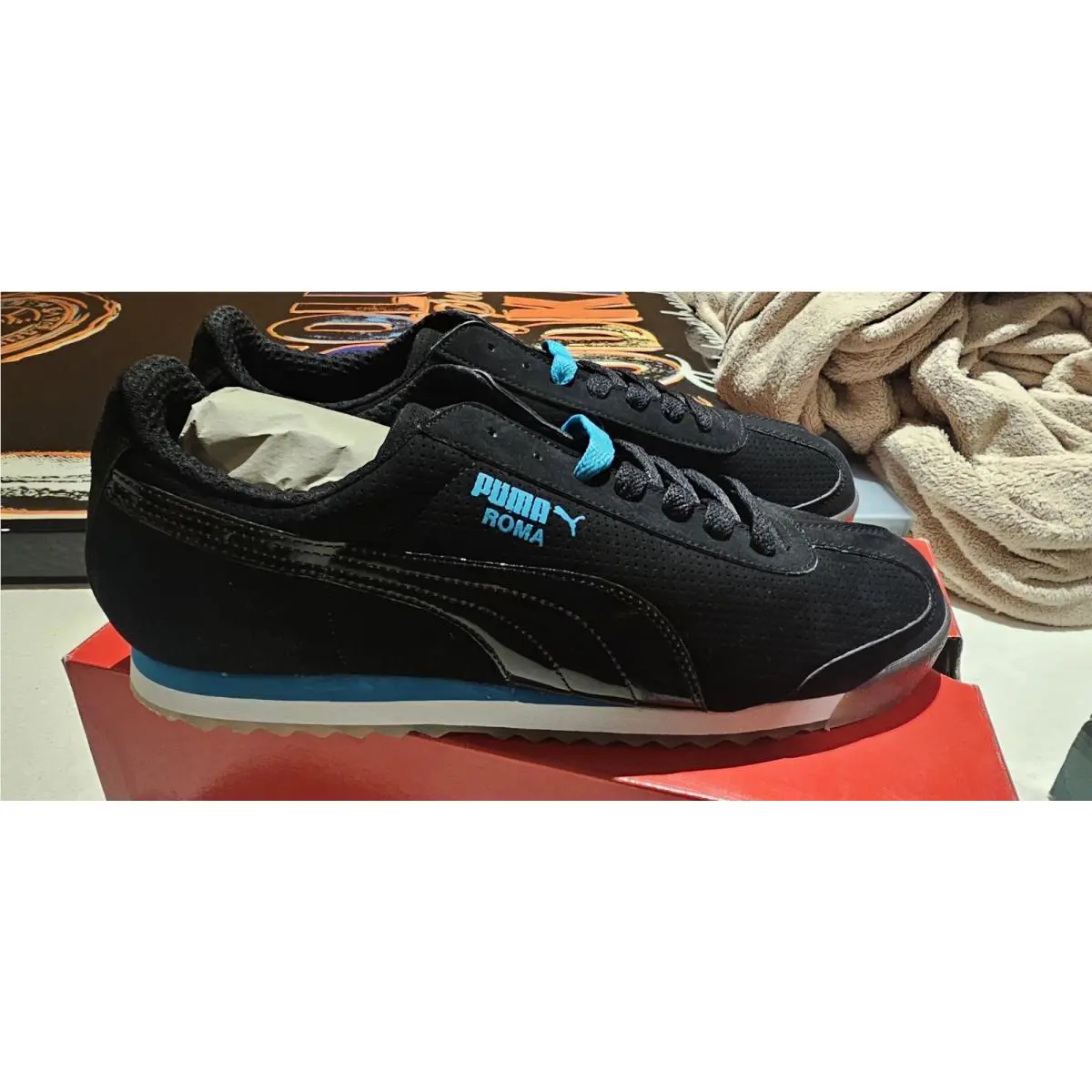 Puma shoes - PUMA Roma - Roma - 356707-01 - Black 1