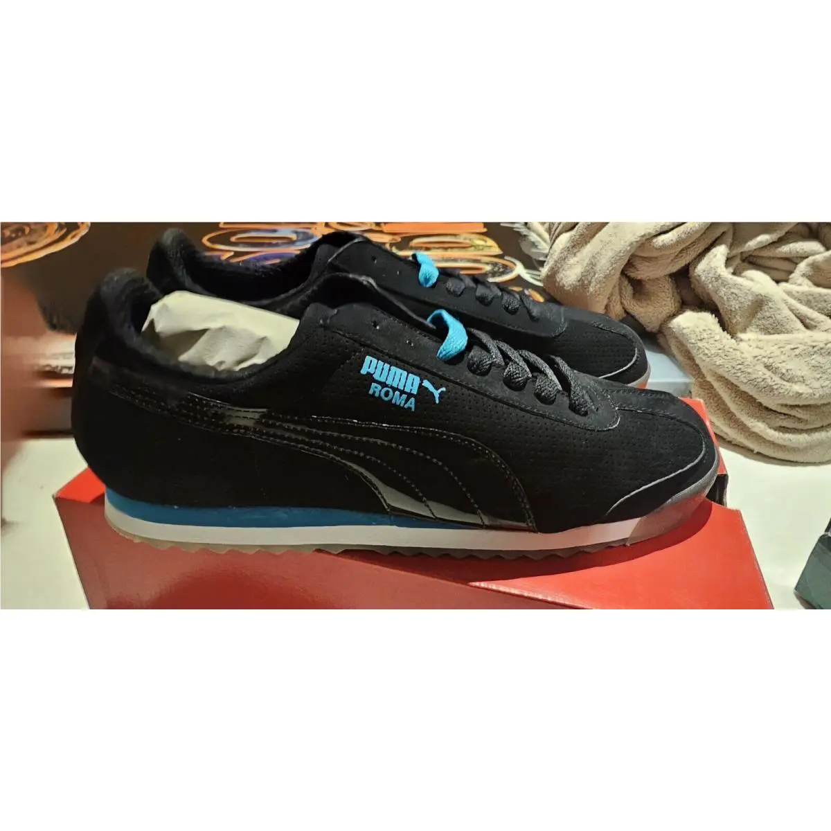 Puma shoes - PUMA Roma - Roma - 356707-01 - Black 3