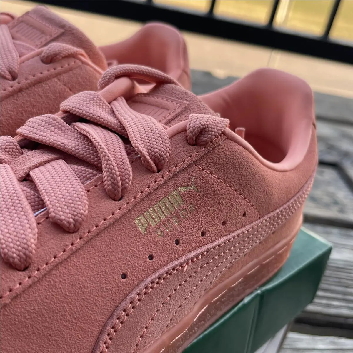 Puma shoes - PUMA Suede Classic - Suede Classic - Desert Flower/ Gold (UPC: 0194579241985) 1