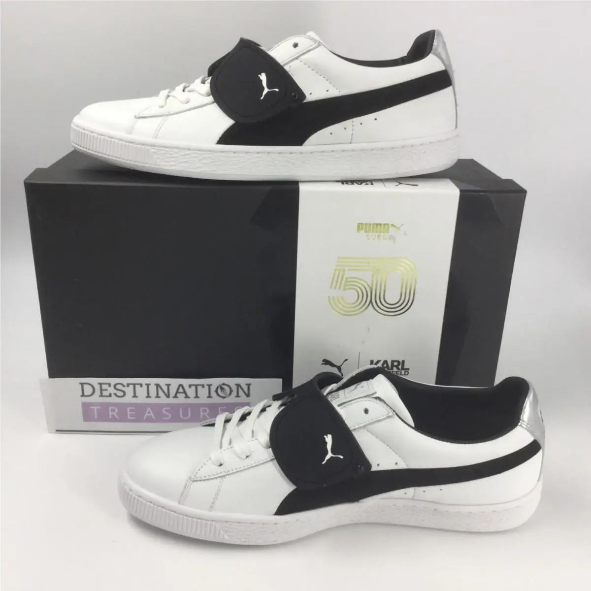 Puma shoes - PUMA Suede - Suede - 366314-01 - White, Manufacturer: Puma White Puma Black (UPC: 0192339098084) 2