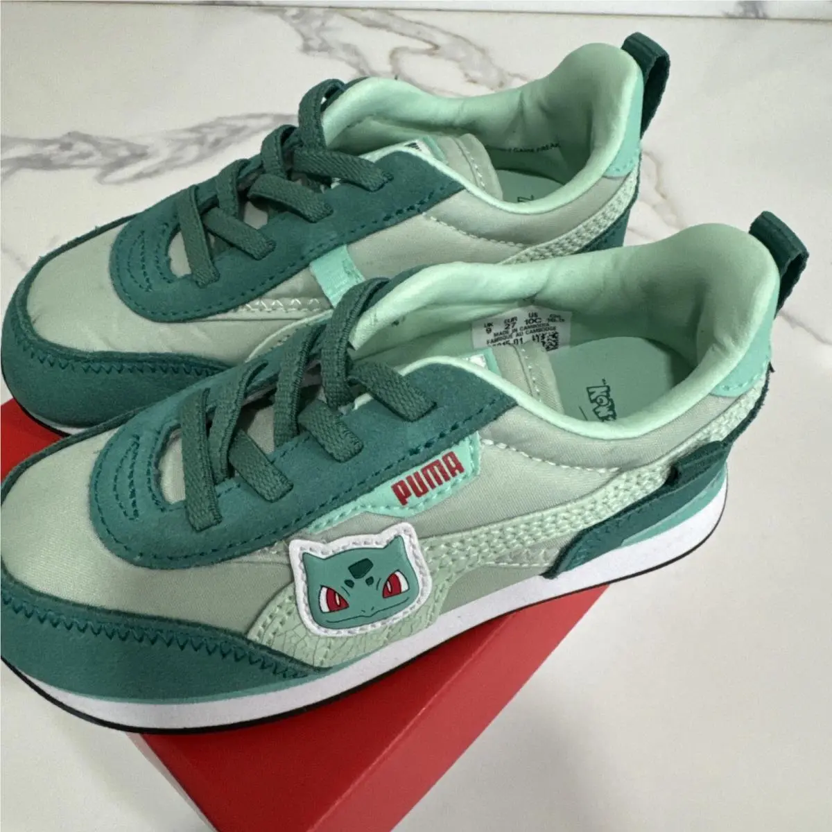 Pokémon x Rider FV Bulbasaur Kids Sneakers 10c by Puma