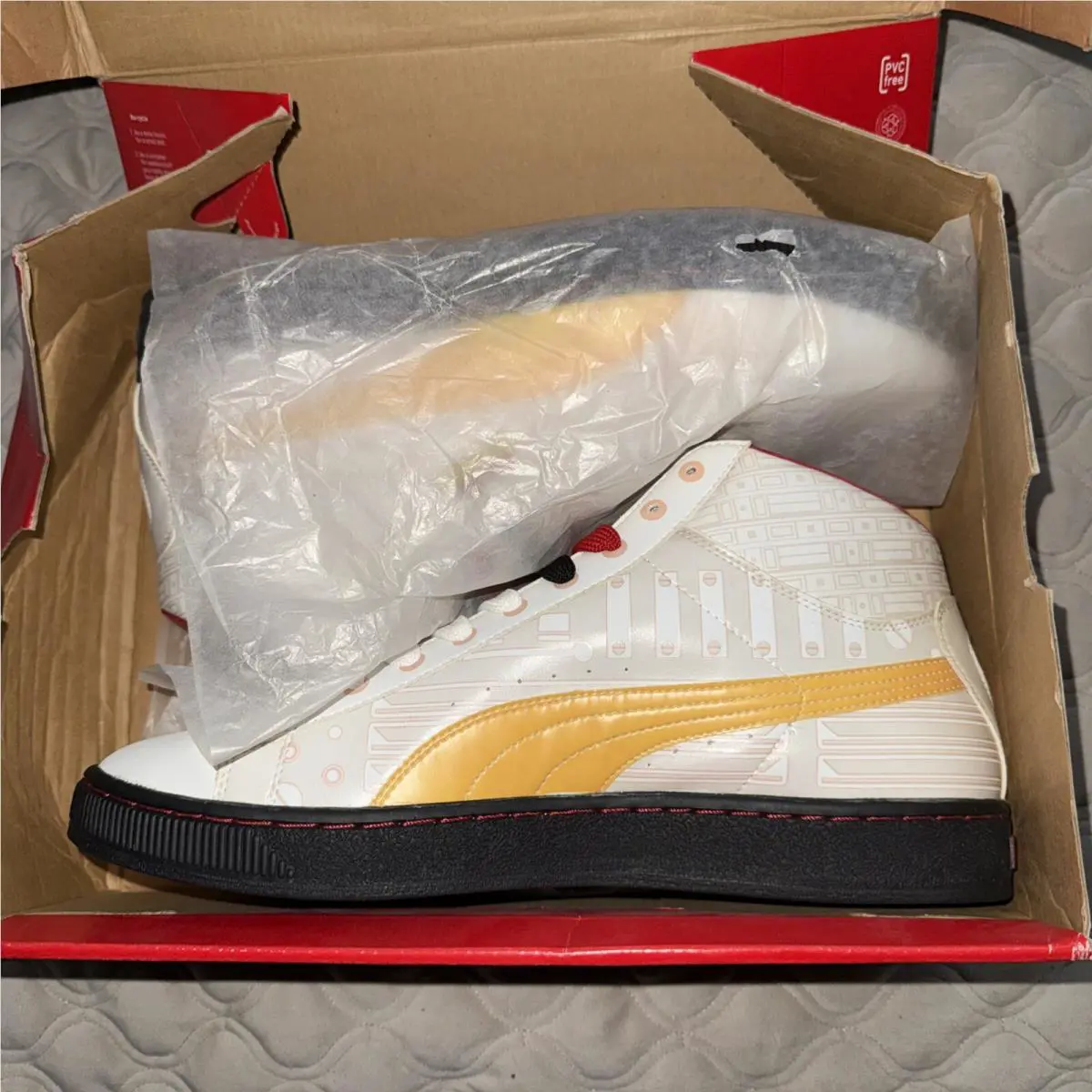Puma shoes - PUMA Mid - Mid - 348201-01 - White 1