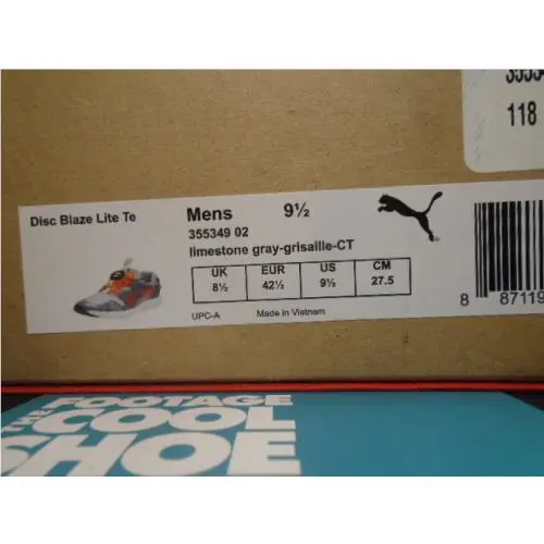 Puma shoes - Puma Disc Blaze Lite TE - 355349-02 - Gray 6